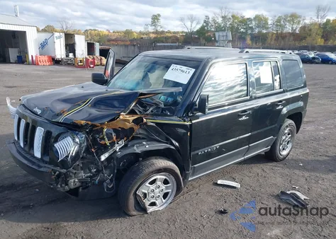 2016 Jeep Patriot Sport z USA, uszkodzony, nr VIN 1C4NJRBBXGD661897